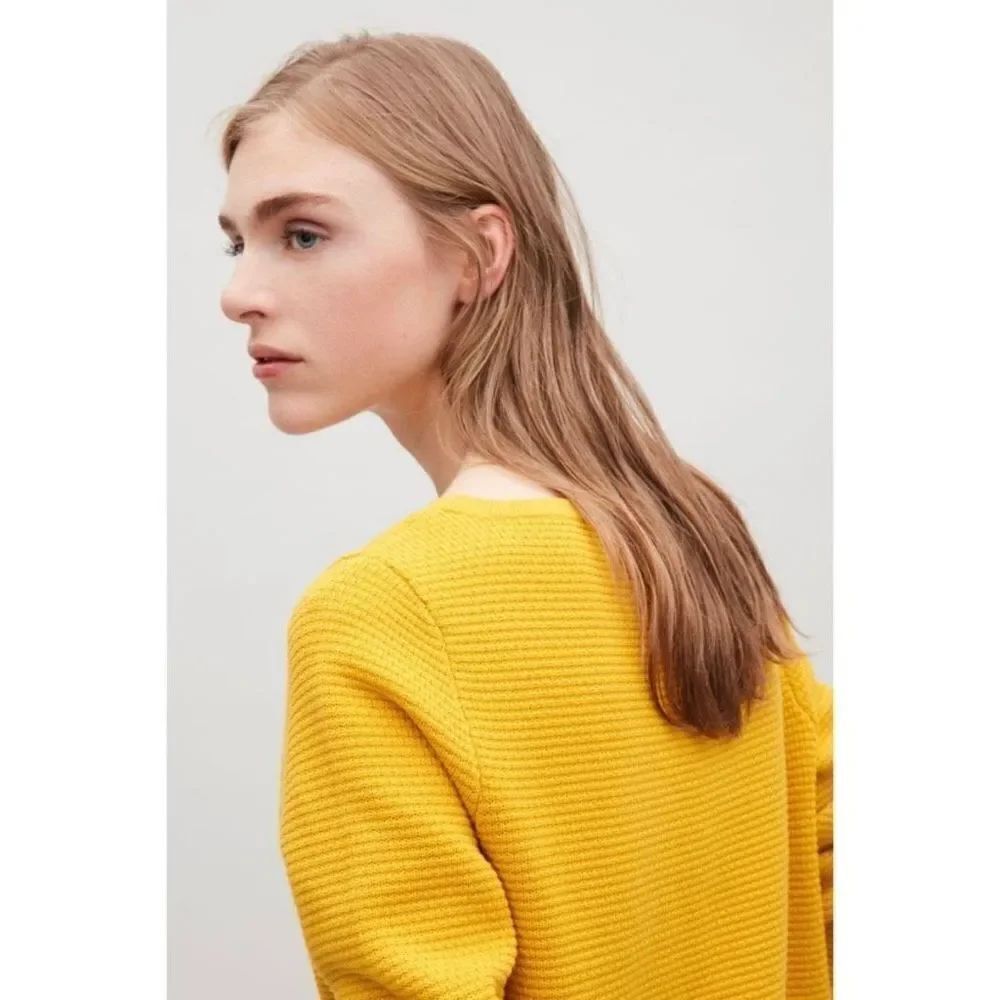 COS Textured Tight Knit Pullover Sweater - Picture 2 of 10